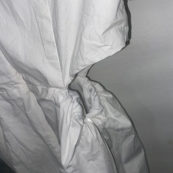 Women's Wayf White Puff Sleeve Cutout Dress - Picture 14 of 15